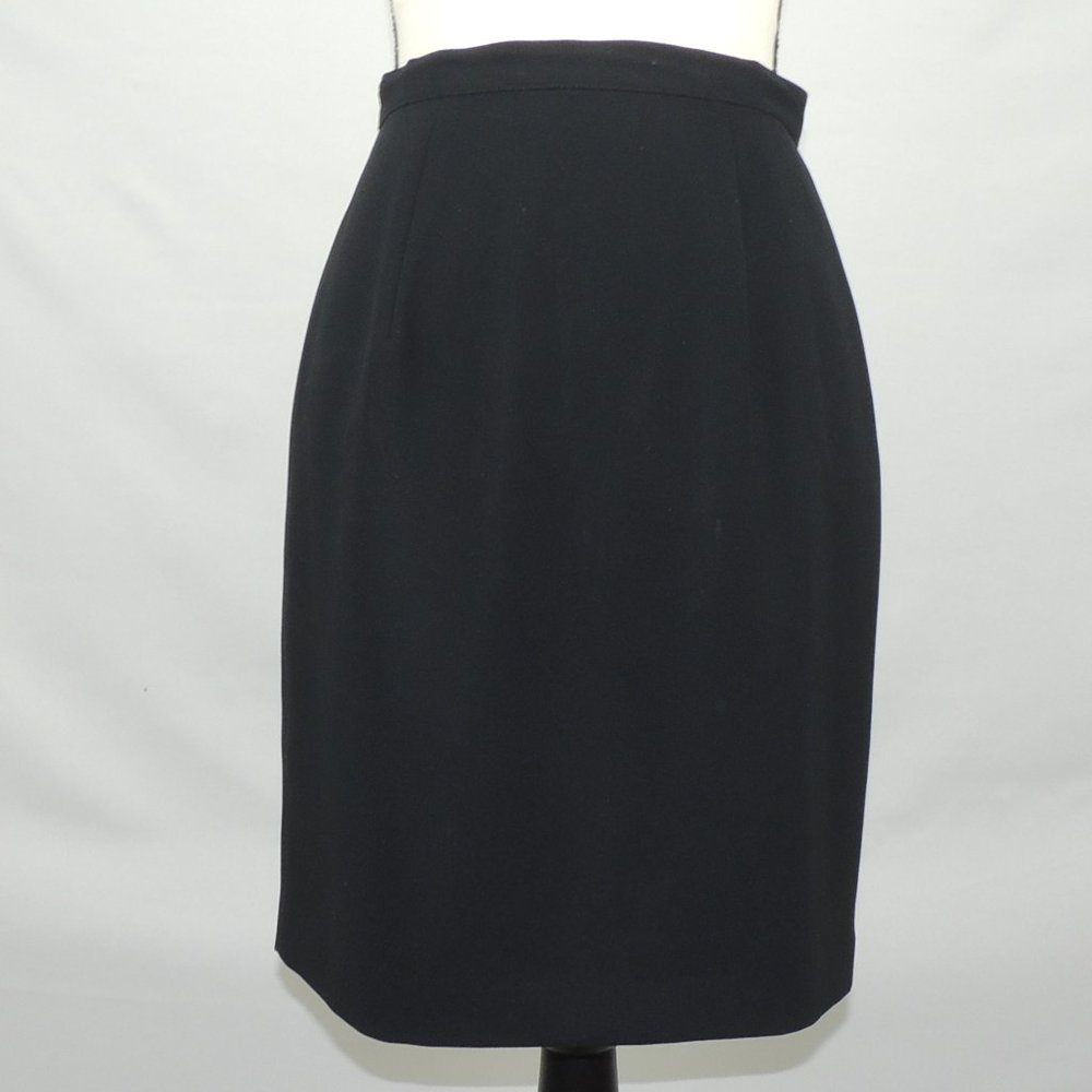 Ann Taylor Petites Classic Black Pencil Skirt
